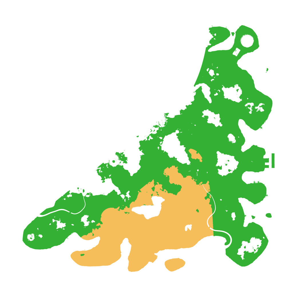 Biome Rust Map: Procedural Map, Size: 4050, Seed: 244164421
