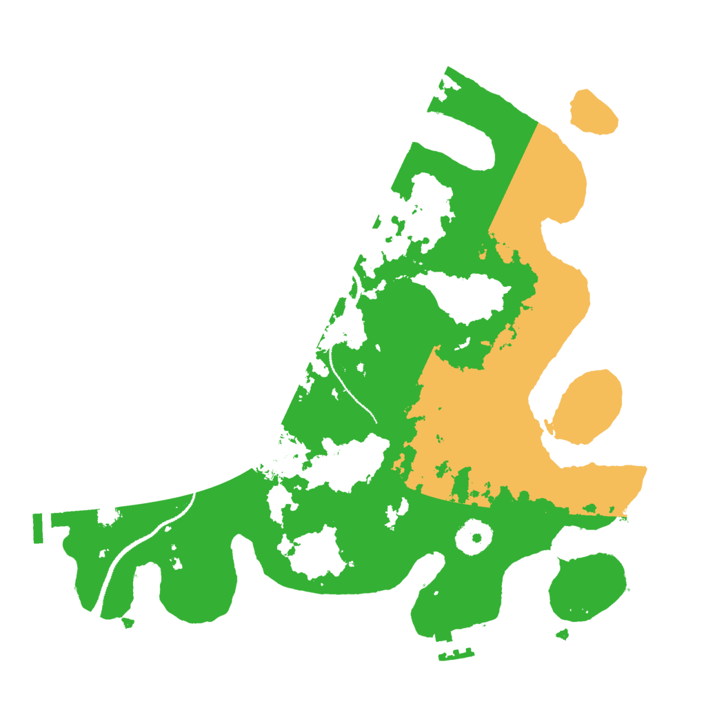 Biome Rust Map: Procedural Map, Size: 3000, Seed: 2023477283