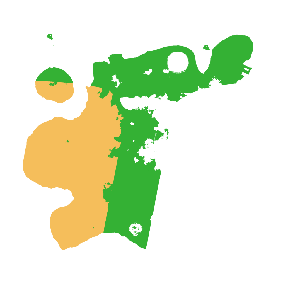 Biome Rust Map: Procedural Map, Size: 2500, Seed: 776122255