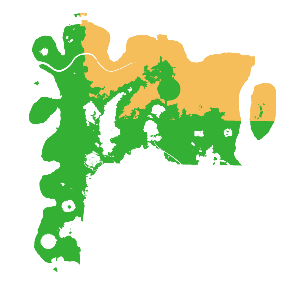 Biome Rust Map: Procedural Map, Size: 3500, Seed: 1882258716