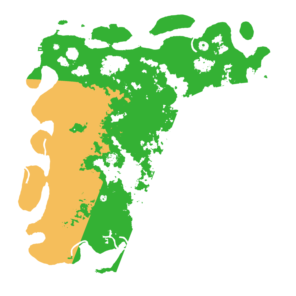 Biome Rust Map: Procedural Map, Size: 4500, Seed: 513959593