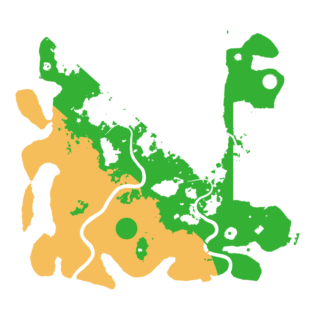 Biome Rust Map: Procedural Map, Size: 3800, Seed: 1404259