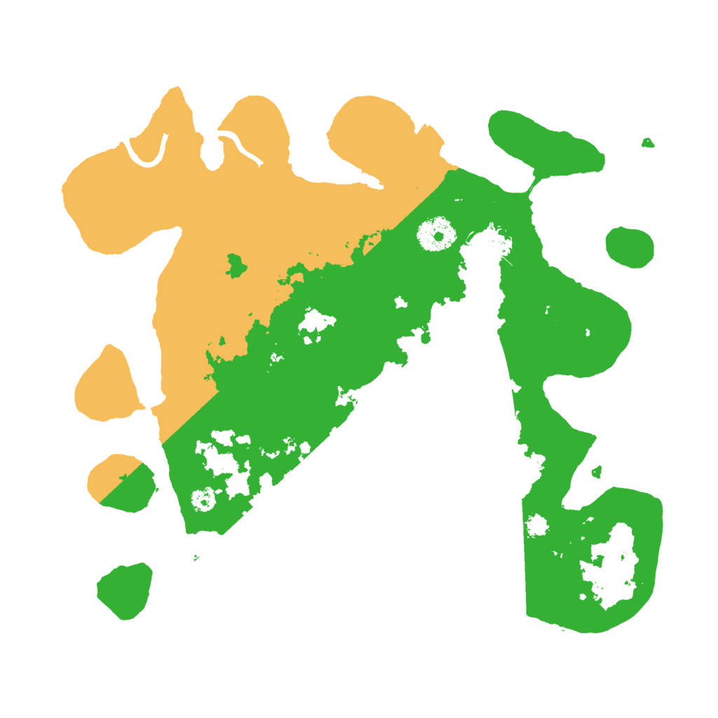 Biome Rust Map: Procedural Map, Size: 3000, Seed: 27215