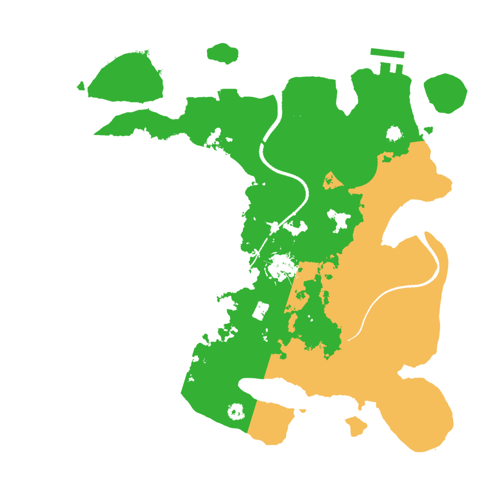 Biome Rust Map: Procedural Map, Size: 3000, Seed: 1002842253