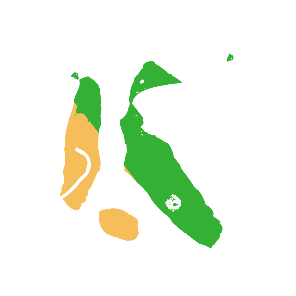 Biome Rust Map: Procedural Map, Size: 2000, Seed: 1846081806