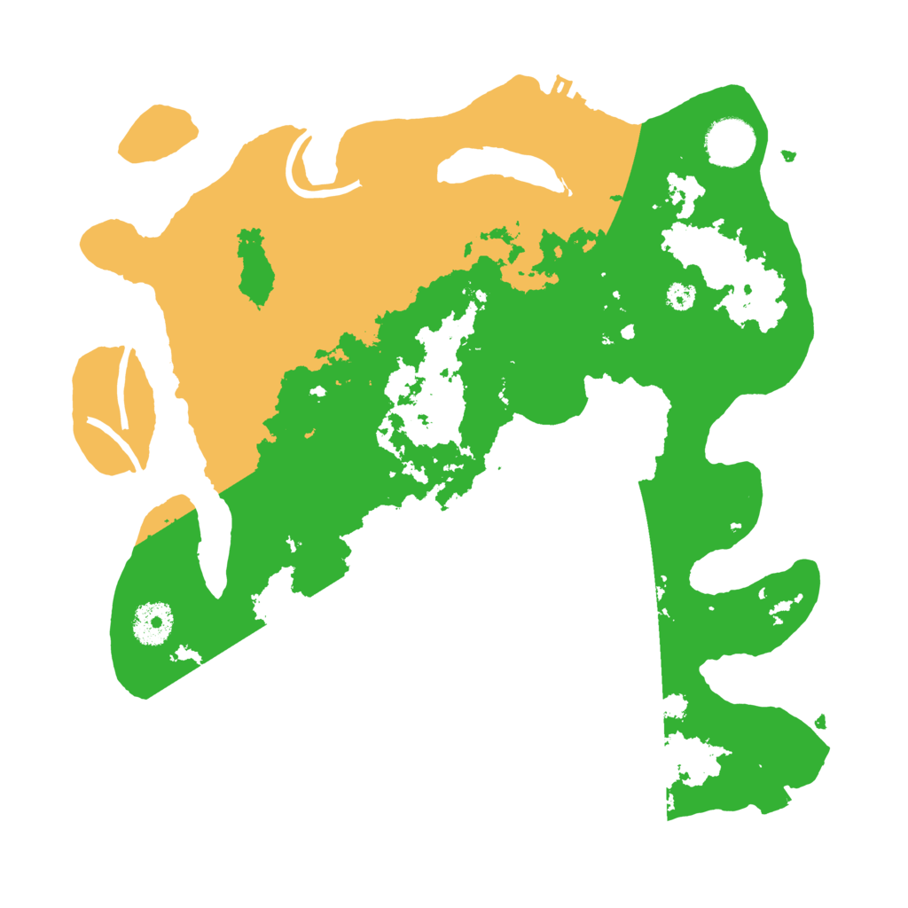 Biome Rust Map: Procedural Map, Size: 3250, Seed: 30121