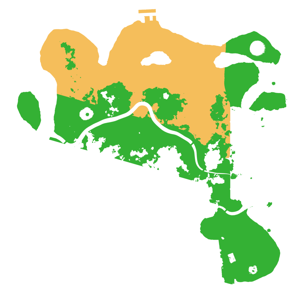 Biome Rust Map: Procedural Map, Size: 3579, Seed: 2147483647
