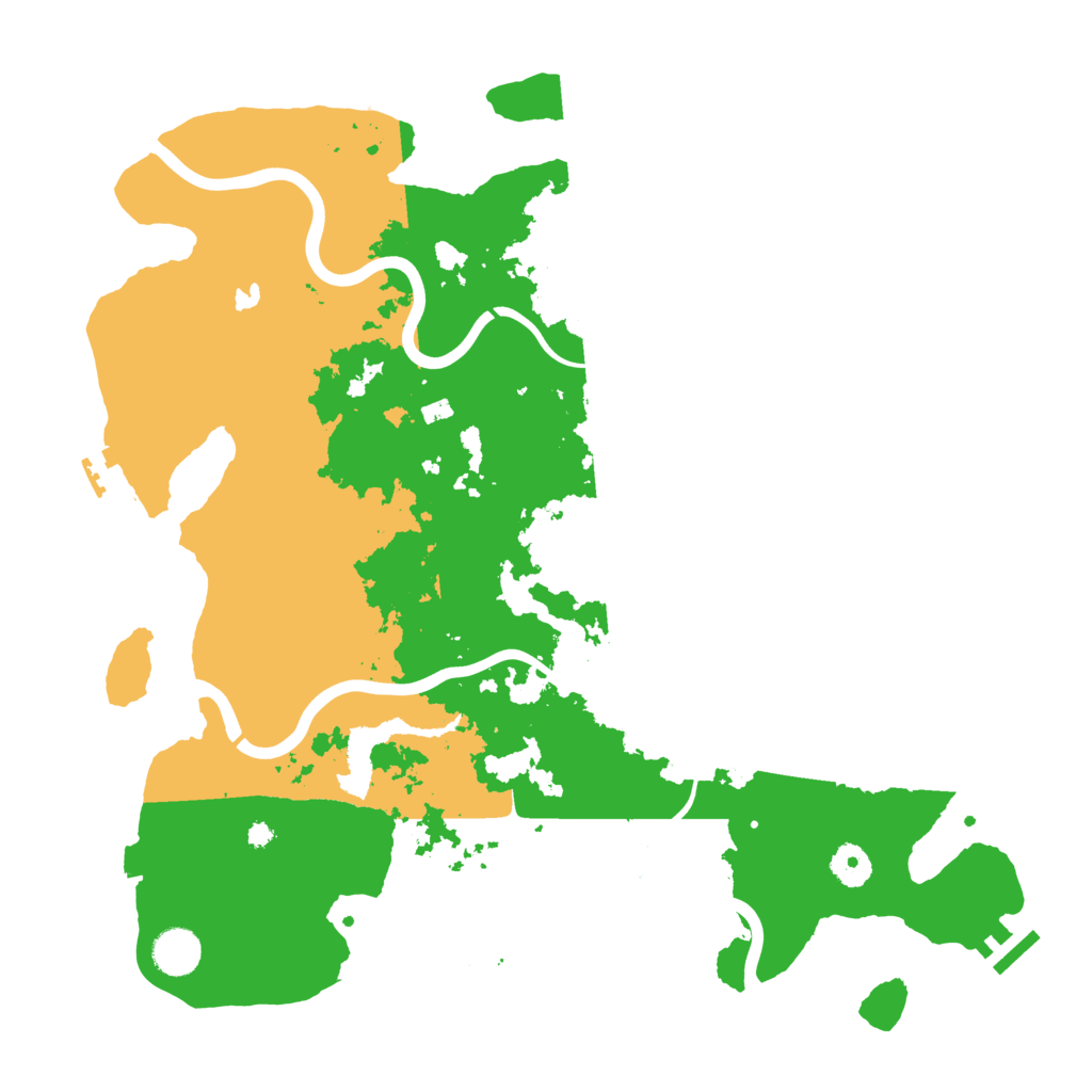Biome Rust Map: Procedural Map, Size: 4000, Seed: 24516