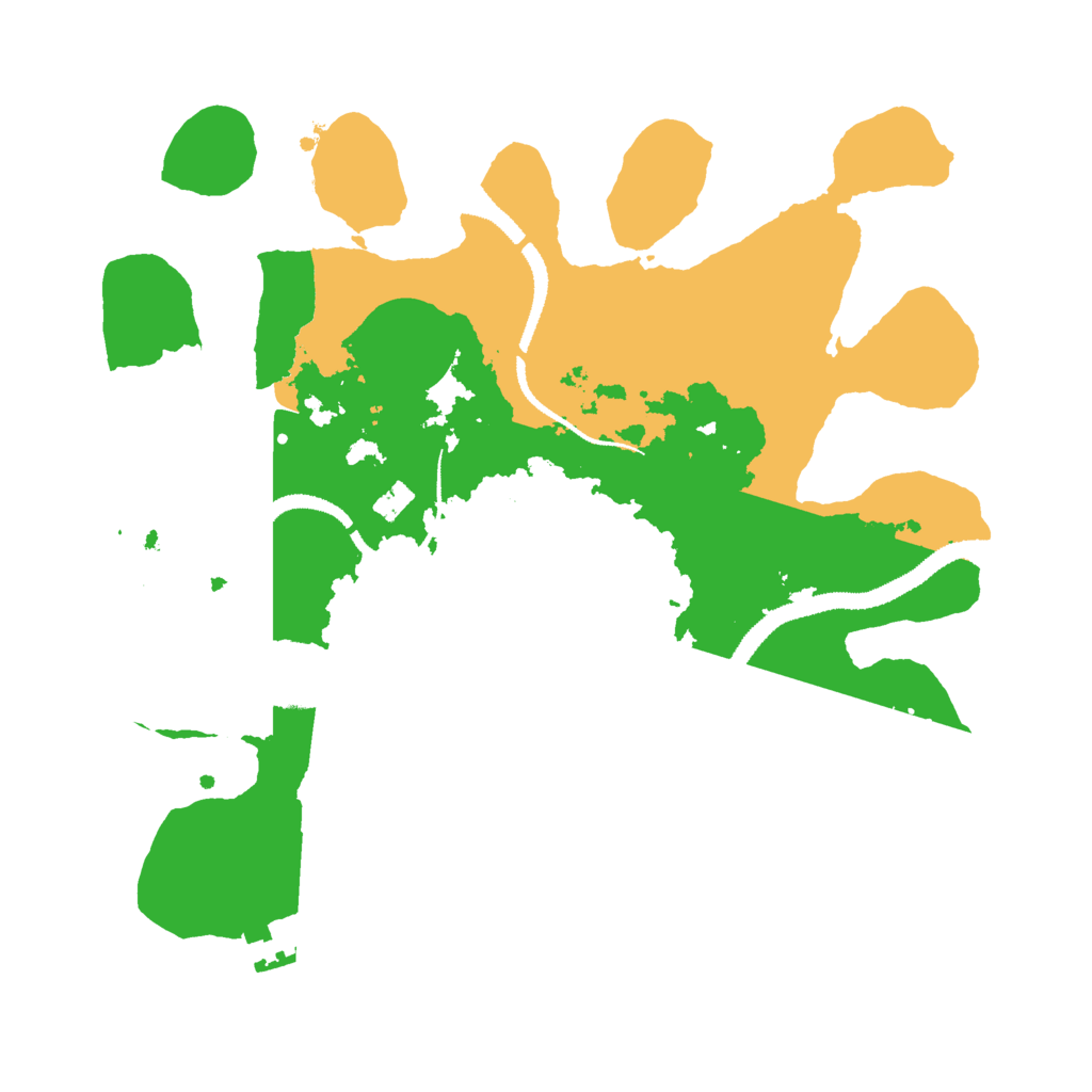 Biome Rust Map: Procedural Map, Size: 3000, Seed: 24022163