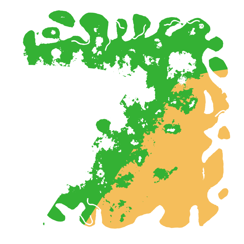 Biome Rust Map: Procedural Map, Size: 5000, Seed: 2579864