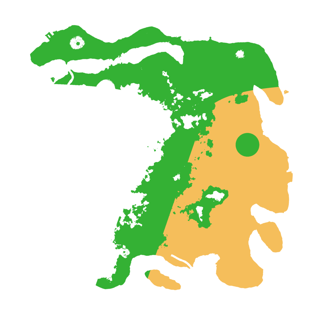 Biome Rust Map: Procedural Map, Size: 3500, Seed: 473409835