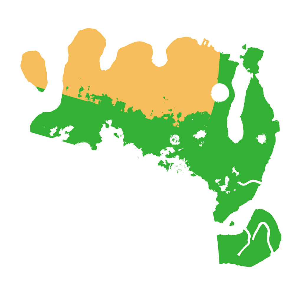 Biome Rust Map: Procedural Map, Size: 2991, Seed: 2147483647