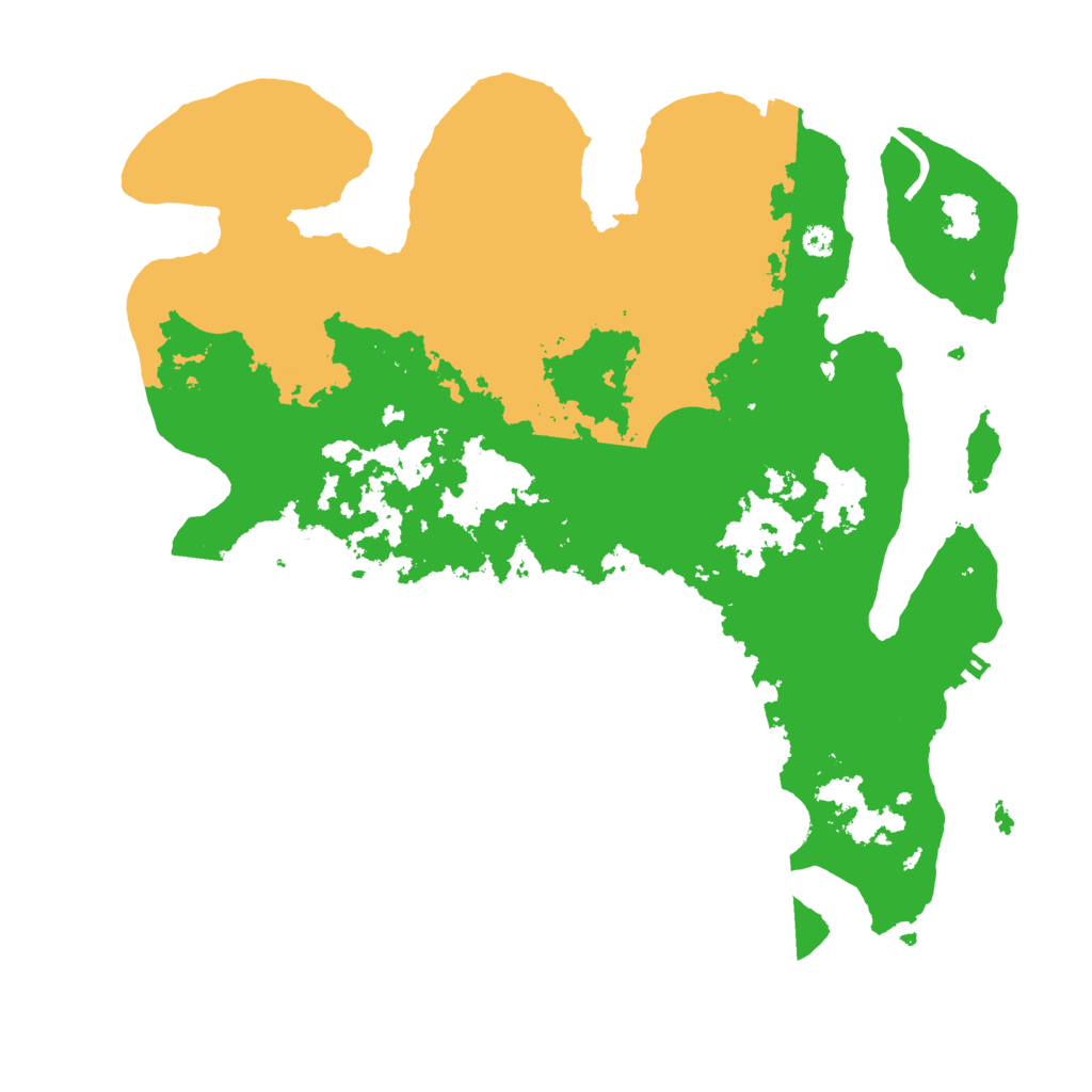 Biome Rust Map: Procedural Map, Size: 3500, Seed: 486021654