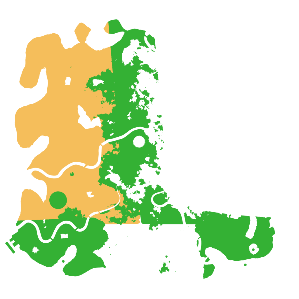 Biome Rust Map: Procedural Map, Size: 4500, Seed: 10000000