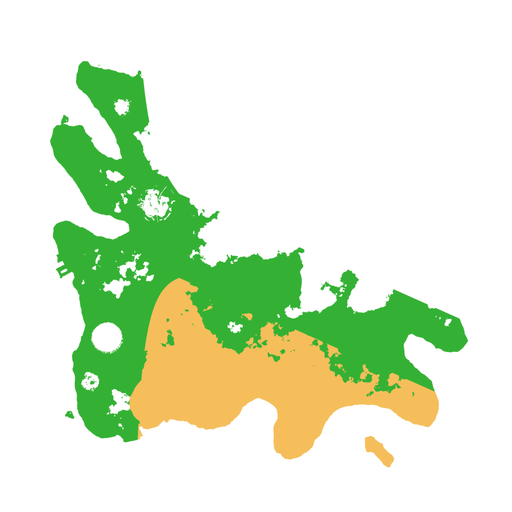 Biome Rust Map: Procedural Map, Size: 3000, Seed: 7951023