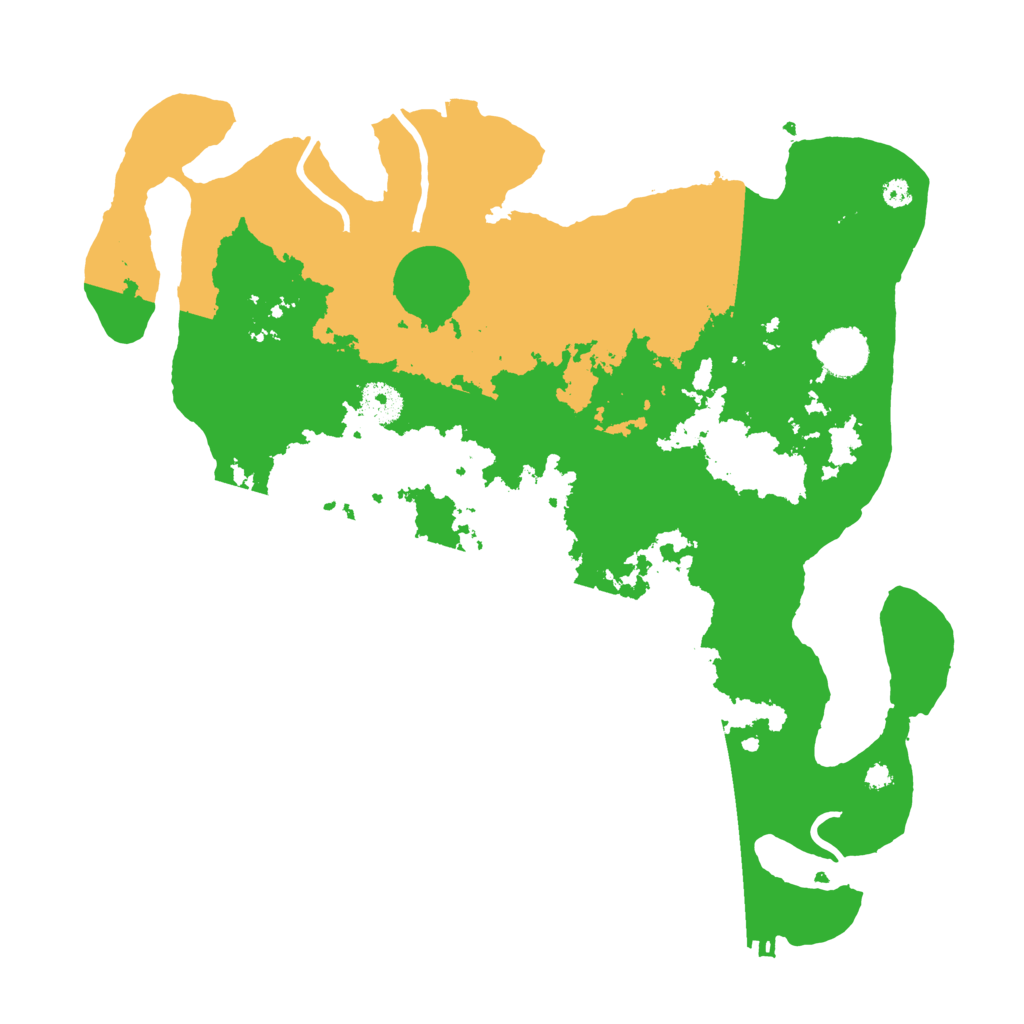 Biome Rust Map: Procedural Map, Size: 3700, Seed: 2119732246