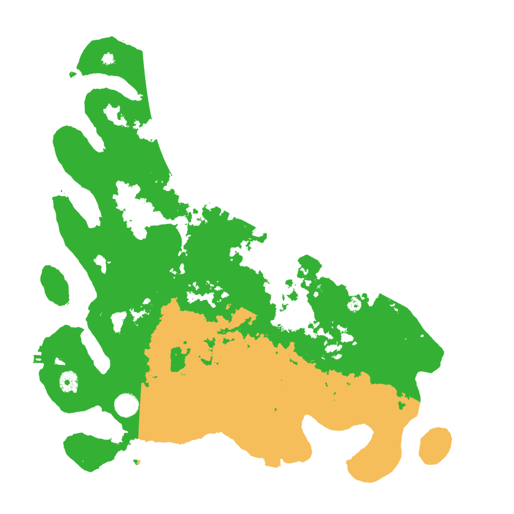 Biome Rust Map: Procedural Map, Size: 3850, Seed: 615219682