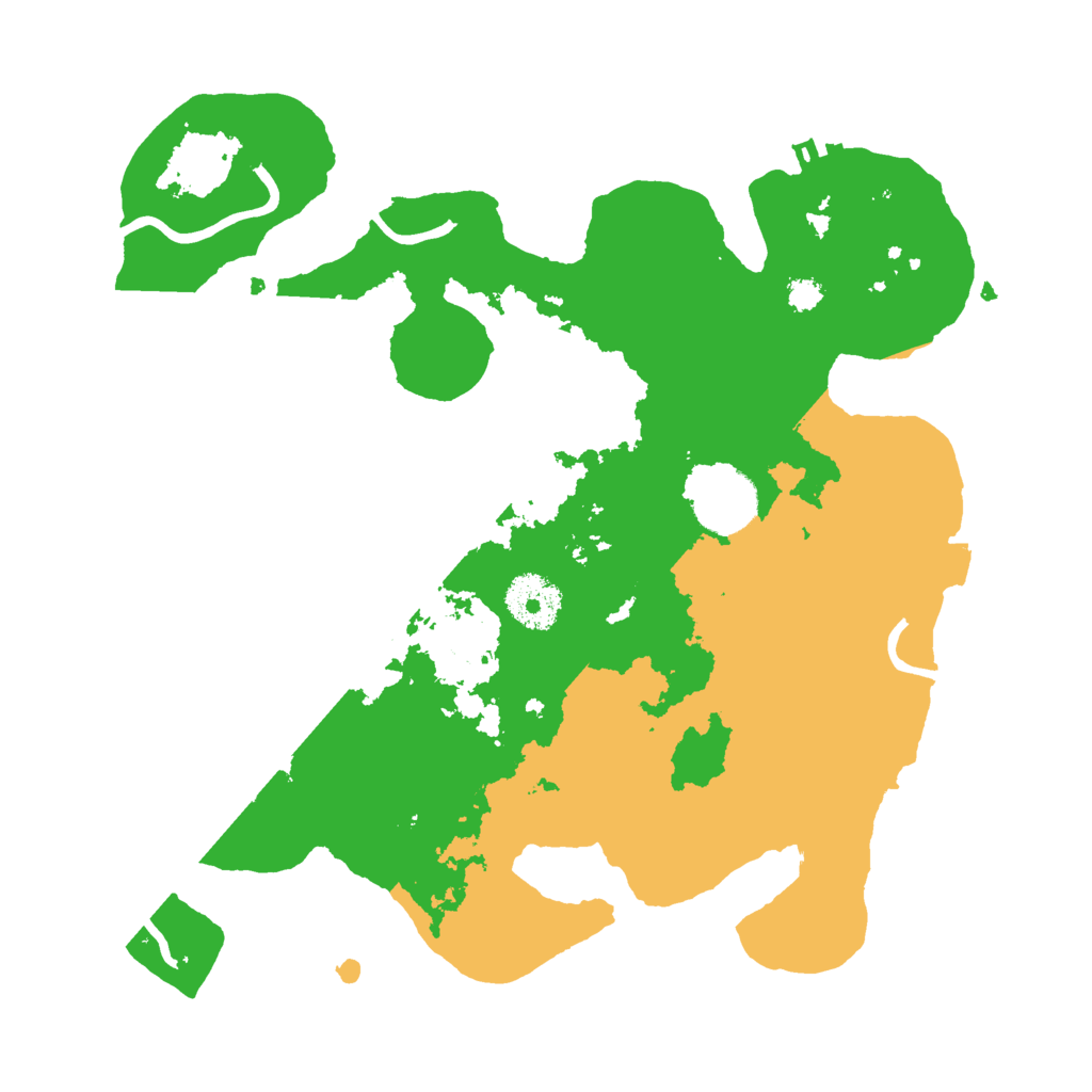 Biome Rust Map: Procedural Map, Size: 3000, Seed: 3001