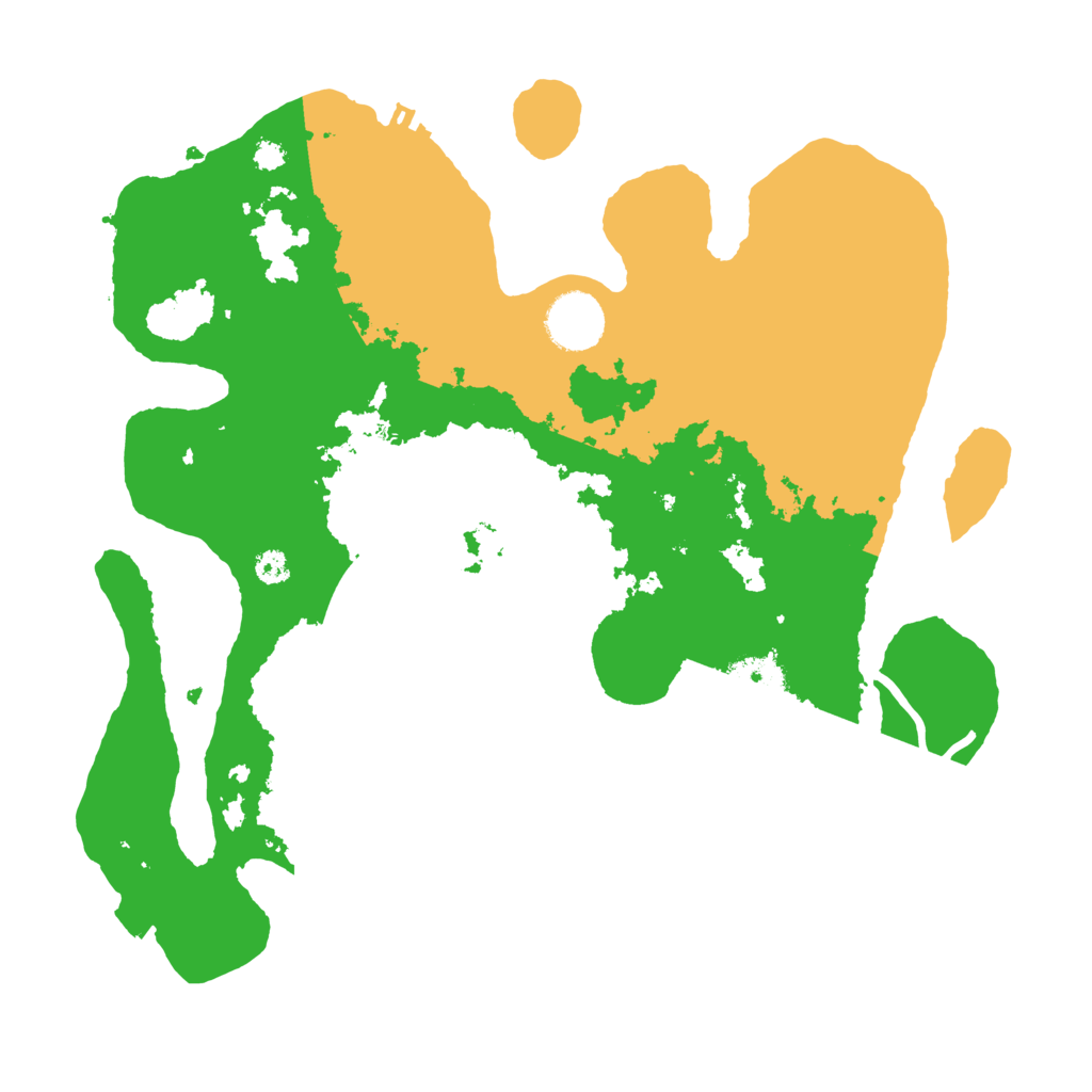 Biome Rust Map: Procedural Map, Size: 3300, Seed: 24220