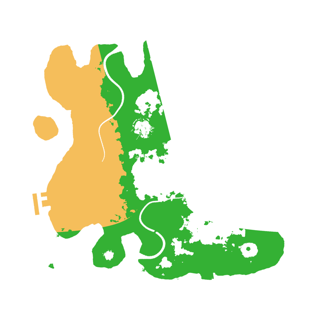 Biome Rust Map: Procedural Map, Size: 3000, Seed: 21324