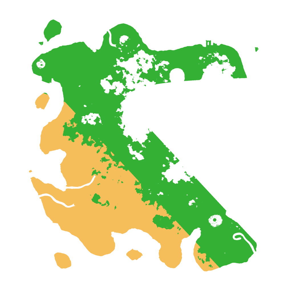 Biome Rust Map: Procedural Map, Size: 3500, Seed: 758925491