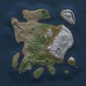 Thumbnail Rust Map: Procedural Map, Size: 2500, Seed: 170764610, 7 Monuments