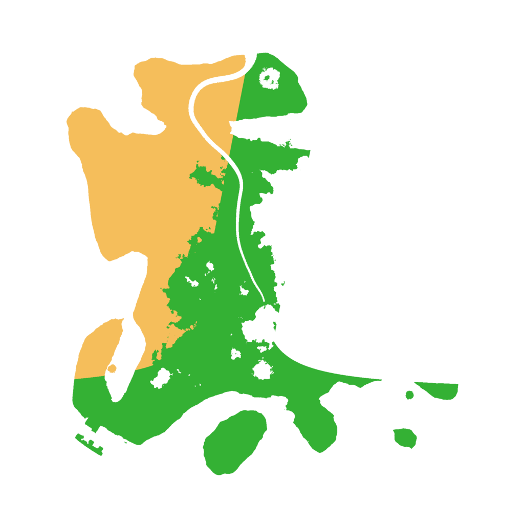 Biome Rust Map: Procedural Map, Size: 2500, Seed: 170764610