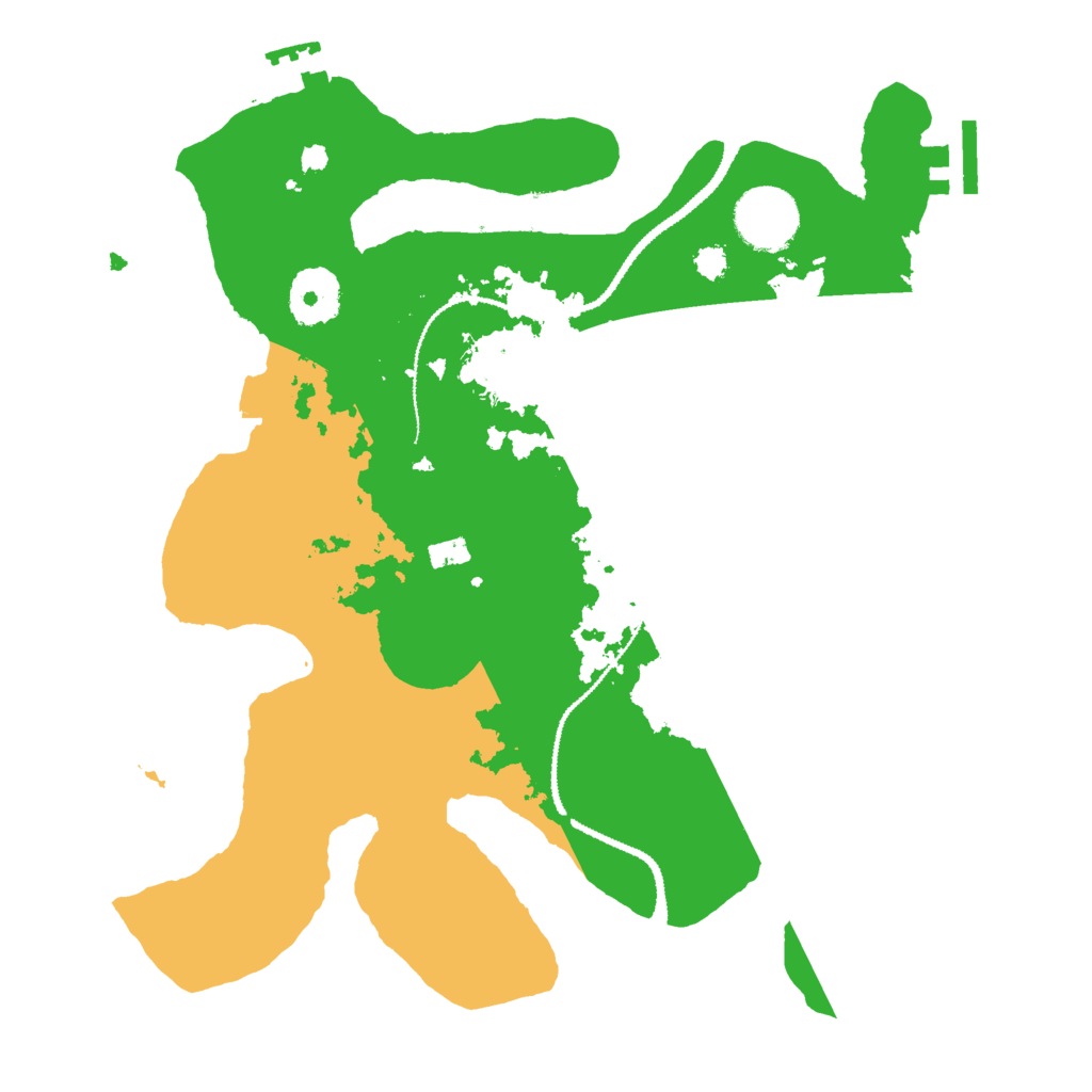 Biome Rust Map: Procedural Map, Size: 3000, Seed: 1637273421