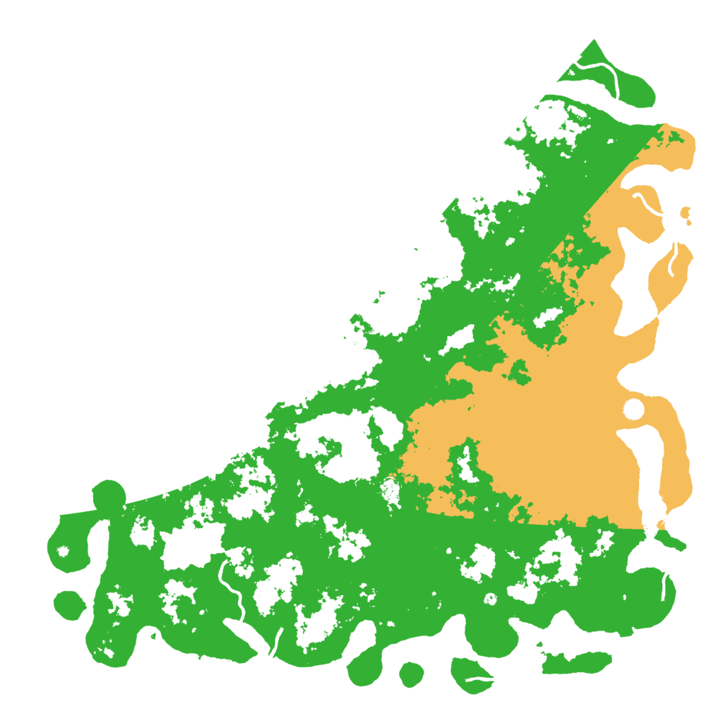 Biome Rust Map: Procedural Map, Size: 6000, Seed: 977967158