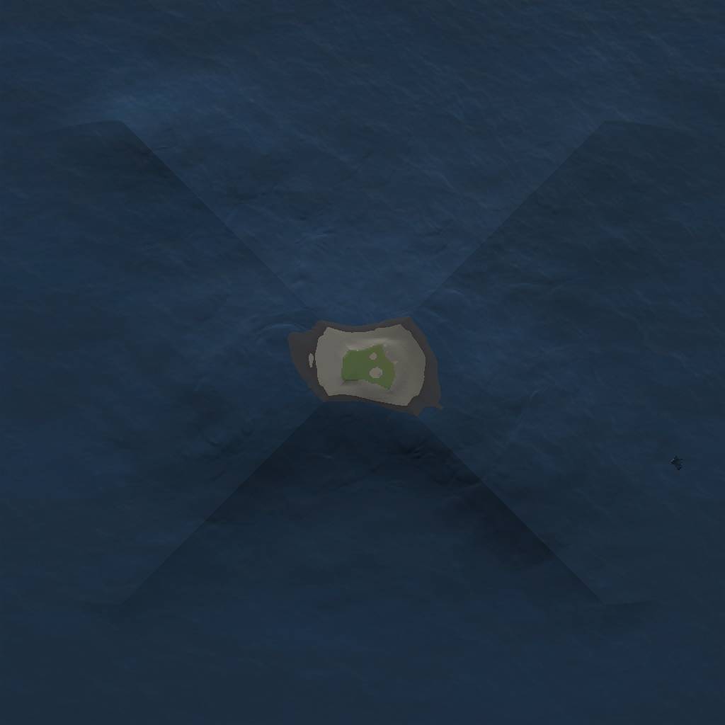 Rust Map: Procedural Map, Size: 1000, Seed: 2040243026, 3 Monuments