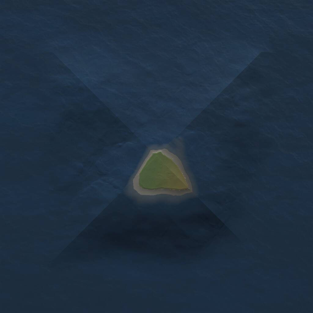 Rust Map: Procedural Map, Size: 1000, Seed: 23412341, 1 Monuments