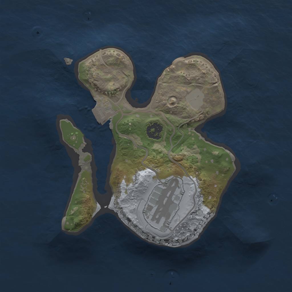 Rust Map: Procedural Map, Size: 1807, Seed: 1789425718, 4 Monuments