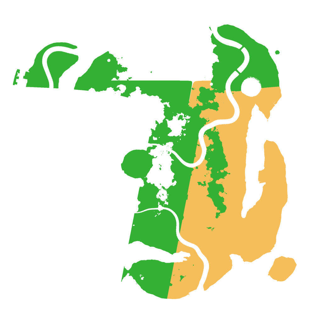Biome Rust Map: Procedural Map, Size: 3000, Seed: 1512971175