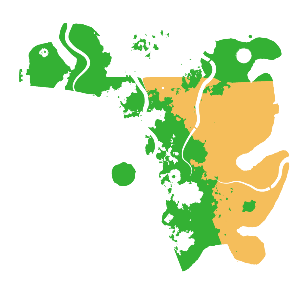 Biome Rust Map: Procedural Map, Size: 3600, Seed: 394055449