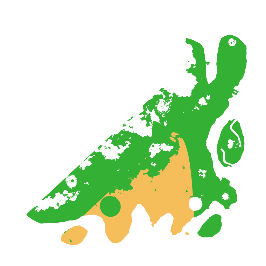 Biome Rust Map: Procedural Map, Size: 3500, Seed: 85478550