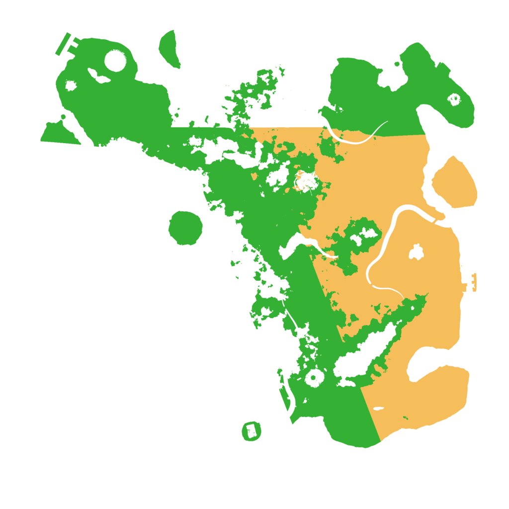 Biome Rust Map: Procedural Map, Size: 4200, Seed: 394055449