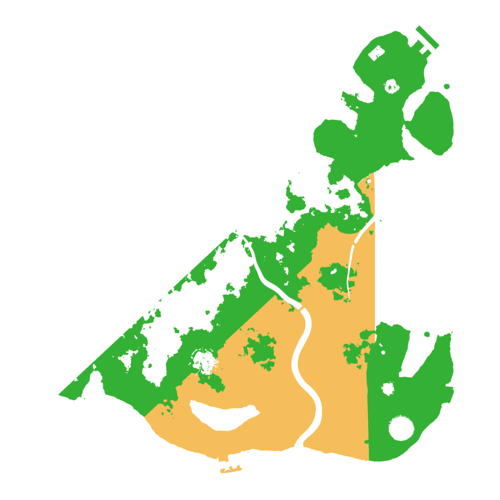 Biome Rust Map: Procedural Map, Size: 3550, Seed: 64171138