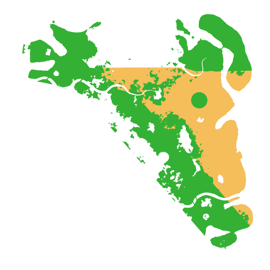 Biome Rust Map: Procedural Map, Size: 4400, Seed: 47211142
