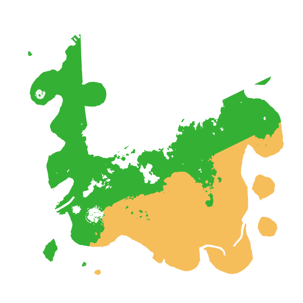 Biome Rust Map: Procedural Map, Size: 3250, Seed: 140365421