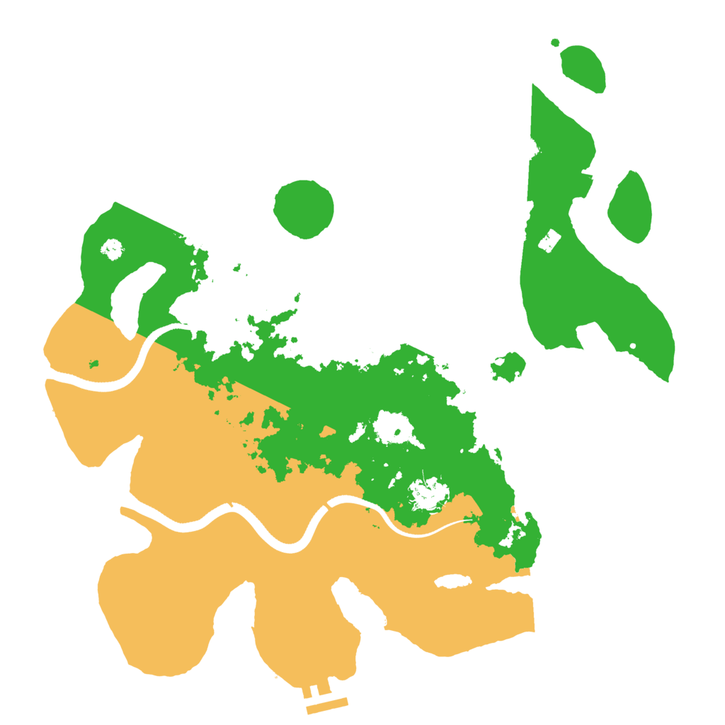 Biome Rust Map: Procedural Map, Size: 3500, Seed: 55044100