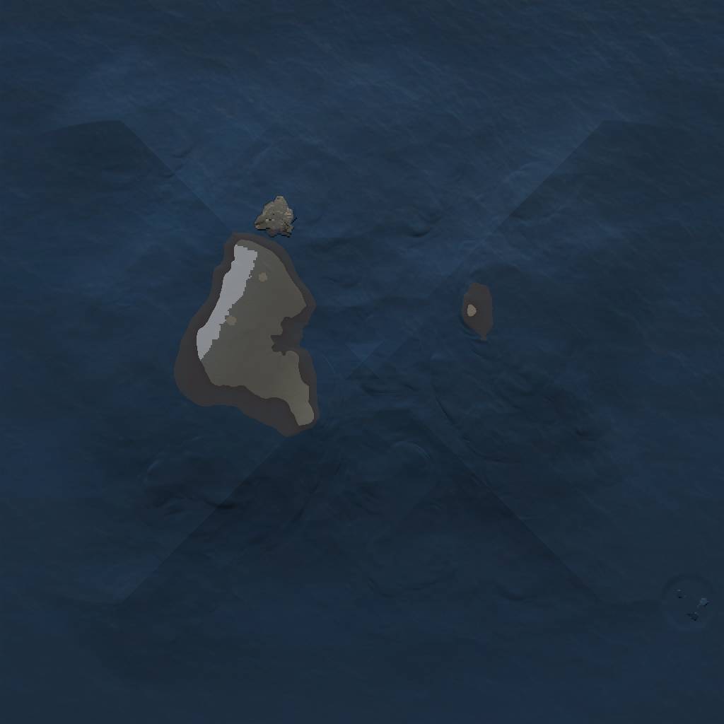 Rust Map: Procedural Map, Size: 1000, Seed: 268911791, 3 Monuments