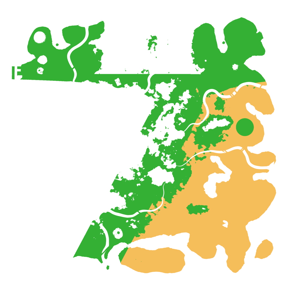 Biome Rust Map: Procedural Map, Size: 4400, Seed: 27396359