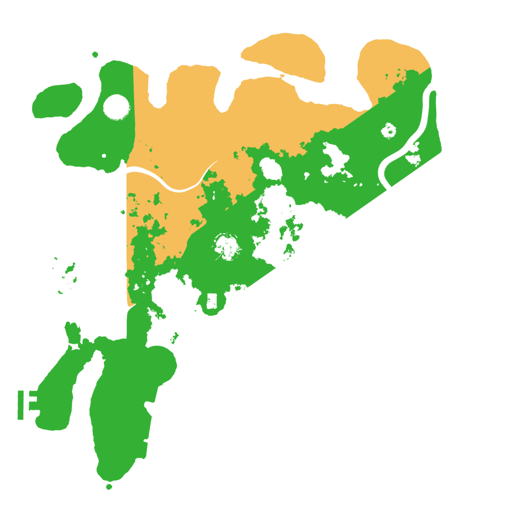 Biome Rust Map: Procedural Map, Size: 3500, Seed: 1603290539