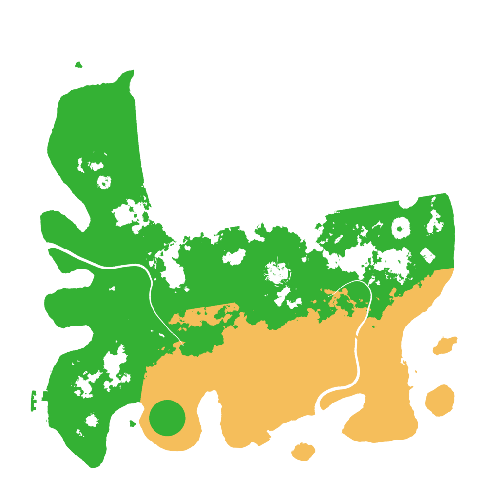 Biome Rust Map: Procedural Map, Size: 3650, Seed: 11027066