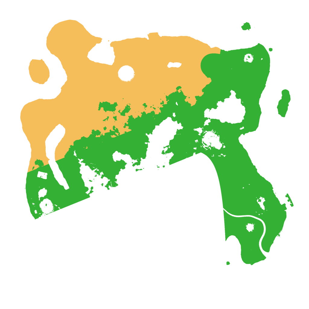 Biome Rust Map: Procedural Map, Size: 3400, Seed: 4177280