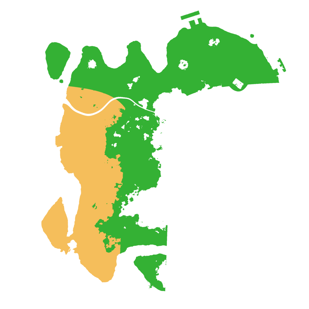 Biome Rust Map: Procedural Map, Size: 3250, Seed: 54182290