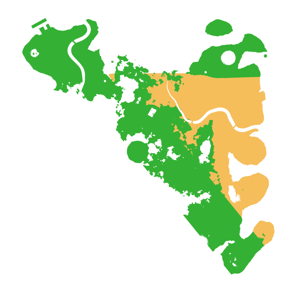 Biome Rust Map: Procedural Map, Size: 3650, Seed: 81491361