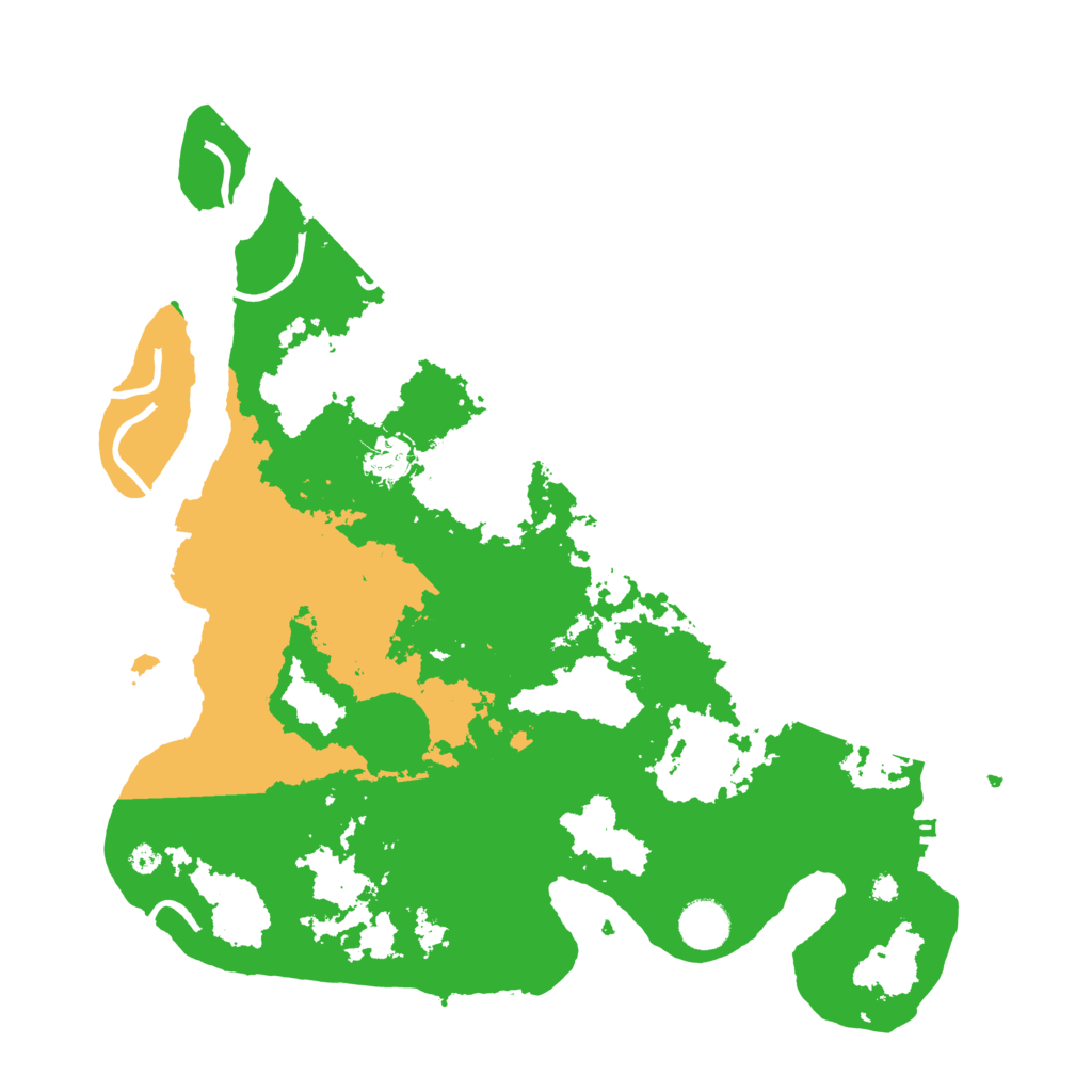 Biome Rust Map: Procedural Map, Size: 3800, Seed: 48280981