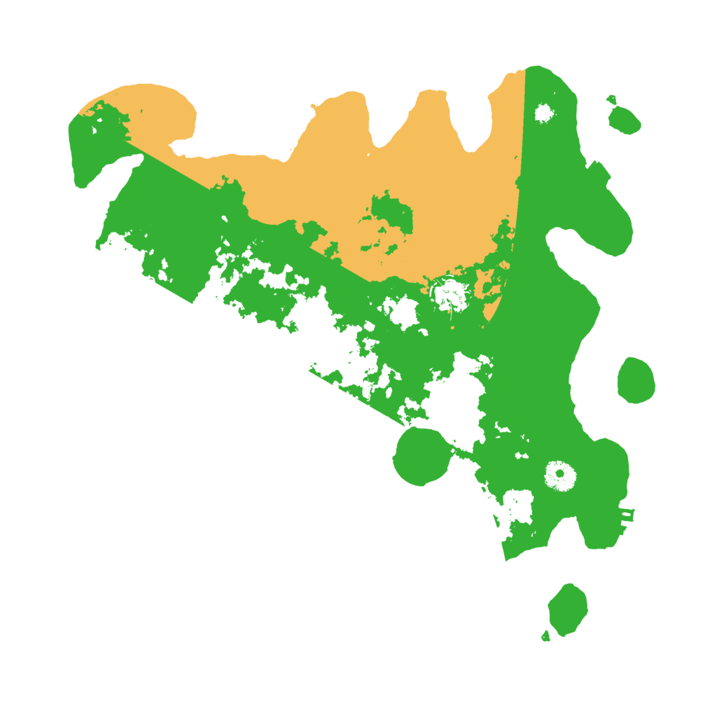 Biome Rust Map: Procedural Map, Size: 3500, Seed: 50861684