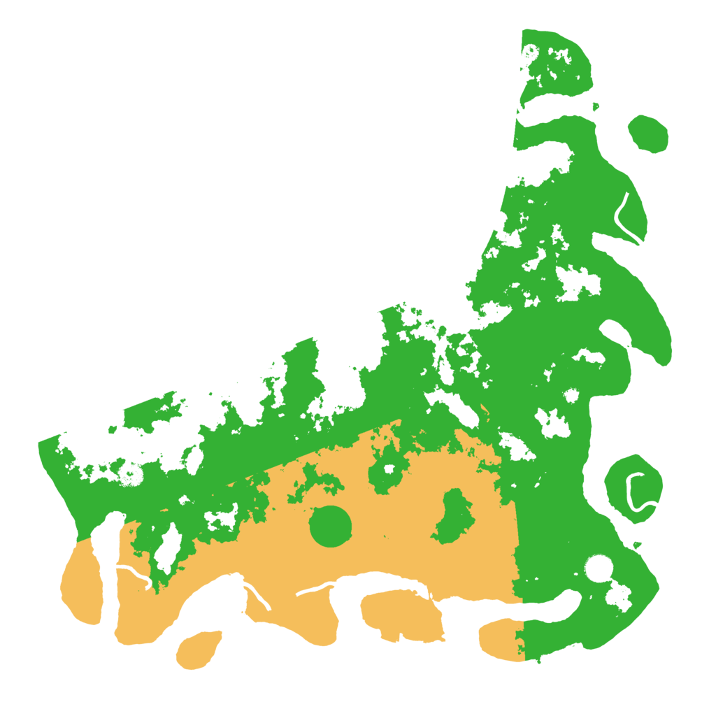 Biome Rust Map: Procedural Map, Size: 4500, Seed: 1349016779